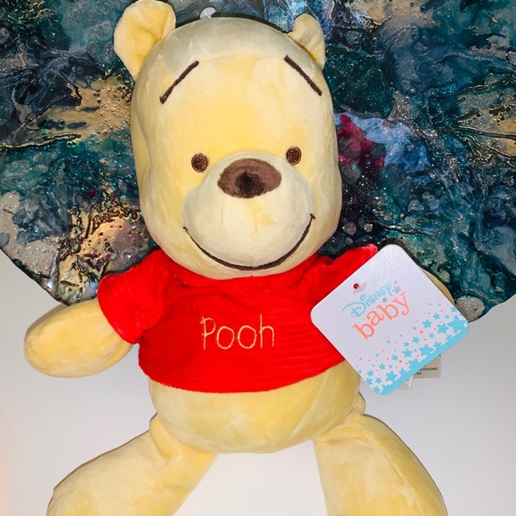 Disney Winnie The Pooh Baby Gift Bundle Brush Plush Security Nwt - Picture 2 of 5